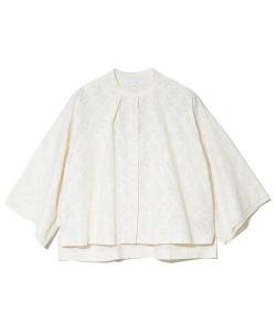 Рубашка LILASIC с цветочным жаккардовым узором и расклешенными рукавами (женская) Gsc Womens Select, цвет Ivory