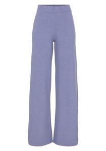 Спортивные брюки LASCANA Strick, фиолетовый