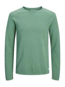 JACK & JONES Свитер 'JJEHILL' Regular fit в зеленом цвете