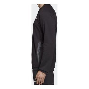 Толстовка adidas E Mo Crew Ft Sports Round Neck Pullover Black, черный