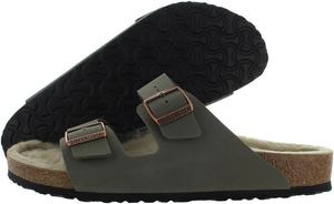 Женские сандалии Birkenstock Granada с мягкой стелькой из кожи, серый