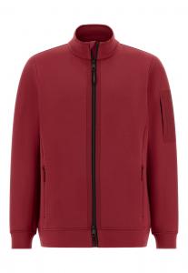Толстовка с капюшоном на молнии Boggi Milano B Tech, темно-красный