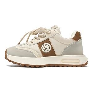 Нескользящая, дышащая, легкая детская обувь для повседневной носки MQD, бежевый/коричневый