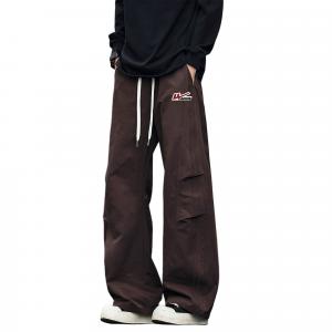 Брюки-ветровка из коллекции Riding The Wind Unisex WARRIOR, коричневый (diy badge)