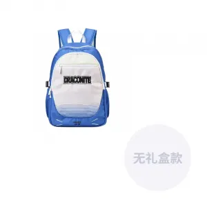 DRACONITE Полиэстеровый рюкзак для студентов унисекс голубой белый, One Size 4