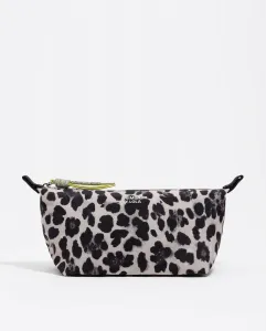 Косметичка из нейлона с принтом леопард серого цвета Bimba y Lola