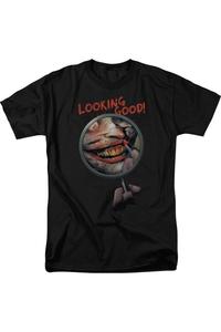 Футболка с коротким рукавом для взрослых «Бэтмен выглядит хорошо» Gildan, черный