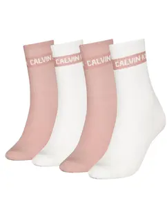 Женские носки средней длины (подарочная упаковка из 4 штук) Calvin Klein, лососевый