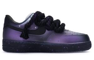 Кроссовки Nike Air Force 1 Skateboard Shoes Men Low-Top Black Purple