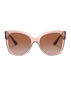 Дизайнерские солнцезащитные очки Kühne из ацетата с коричневыми линзами Vogue, розовый