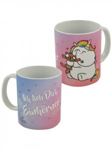 Кружка Pummel and Friends Pummeleinhorn 320 мл, разноцветная Pummeleinhorn