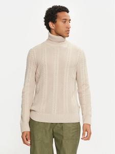 Свитер с высоким воротником обычного кроя Jack&Jones, бежевый