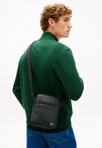 Сумка через плечо с тисненым флагом, сумка репортера через плечо Tommy Hilfiger, Black