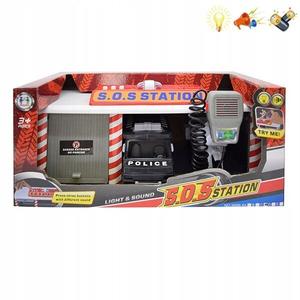 Гараж Полицейской Базы С Полицейской Автомобилью Полицейская Автомобиль С Радио Norimpex