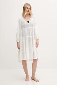 Пляжное платье с добавлением льна Polo Ralph Lauren, бежевый