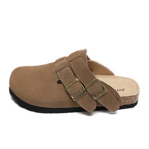 Тихие, устойчивые к запахам и истиранию закрытые тапочки для женщин ZHR, темно-хаки