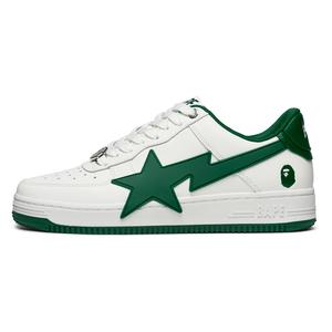 A BATHING APE STAOS Лоу-топ скейтборд кроссовки мужские бело-зеленые WHM, цвет White Green WHM