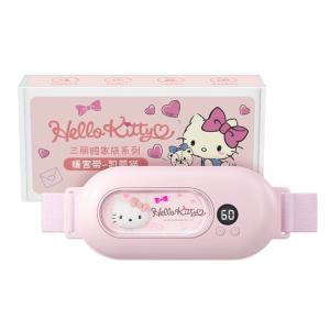 Пояс для согревания живота Hello Kitty с умным контролем температуры, компактный и портативный YF NGO1 Sanrio, розовый