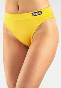 Трусы LASCANA JAZZ SLIPS 4 PACK, Gelb / Blau / Weiß / Schwarz/Yellow