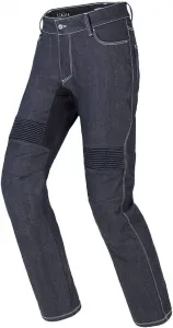 Мотоциклетные джинсы SPIDI Furious PRO, мужские мотоциклетные брюки с защитой, износостойкие и устойчивые к проколам, с защитой коленей, модель приталенного кроя, Dark Blue
