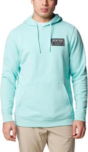 Толстовка Columbia mens Pfg Castback Hoodie, Gulf Stream/Black