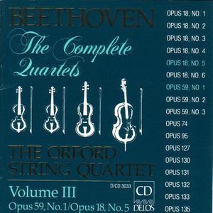 CD диск Beethoven / Orford String Quartet: Complete Quartets 3