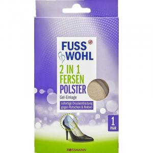 Гелевая вставка для пяточной подушечки 2в1 FUSSWOHL, 2 шт.