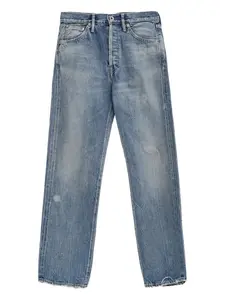 Прямые джинсы с эффектом потертости Chimala, синий