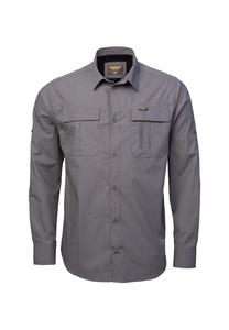 Повседневная рубашка с длинным рукавом Hero By John Medoox, цвет steel anthra