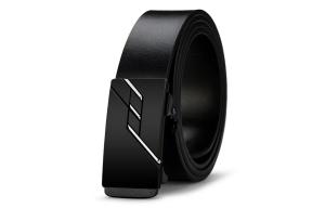 Мужской кожаный ремень ALIEN BANG, Черная пряжка