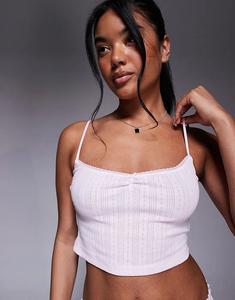 Милый топ-топ Oh Polly в нежно-розовом цвете - часть комплекта