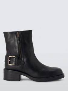 Кожаные мотоциклетные ботинки Powers с пряжкой и молнией John Lewis, Black