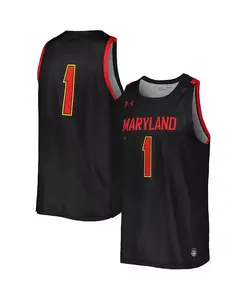 Мужская черная баскетбольная майка-реплика Maryland Terrapins Under Armour