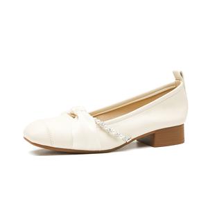 Повседневные однобортные туфли женские Zomila, Milk Tea