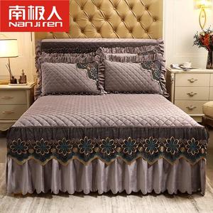 Antarctic Комплект фланелевого постельного белья из 4 предметов (пододеяльник, простыня на резинке, наволочки), цвет Khaki, размер 2 м