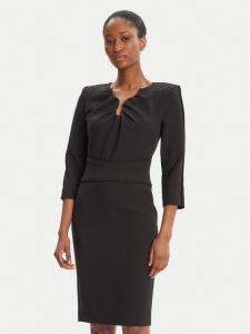 Коктейльное платье slim fit A25CPAB01101 Simona Corsellini, черный
