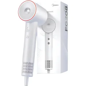 Фен 1500W с отрицательными ионами FG208 Midea, Iridescent White[FG208]Basic