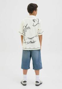 Рубашка Jack & Jones Junior, слоновая кость