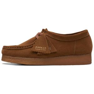 Женские замшевые кроссовки Originals Wallabee Cola Clarks, Dark Brown