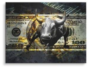 Картина на холсте ArtMind Wall Street Bull, многоцветный