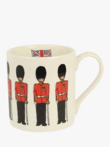 Кружка King's Guard из костяного фарфора, 350 мл, красная/мульти McLaggan Smith, d/Multi