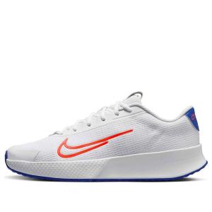 Кроссовки court vapor lite 2 'white hyper royal crimson' Nike, белый