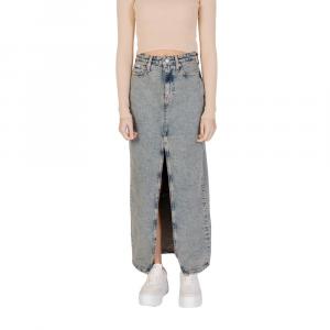 Синяя хлопковая юбка Calvin Klein Jeans