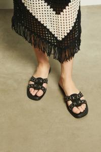 Замшевые шлепанцы Medicine, черный