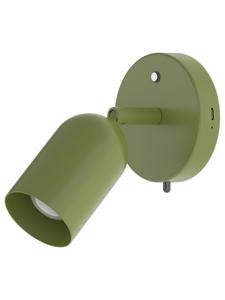 Home24 Настенный светильник DINA на батарейках, зеленый