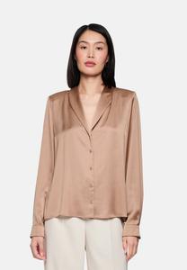 Блуза Marc Cain Button-down blouse, Warm Taupe New/Taupe