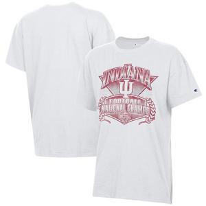 Женская футболка Indiana Hoosiers college football playoff 2025 national s oversized retro Champion