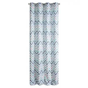 Штора NASTIA 140x250, люверсы, темно-синяя Eurofirany