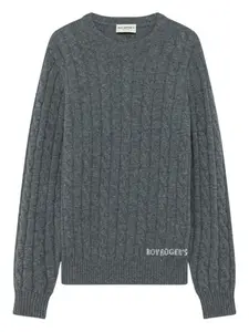 Свитер с круглым вырезом Roy Rogers, серый