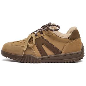 Низкие повседневные туфли женские AGSDON, Beige Red[Padded]